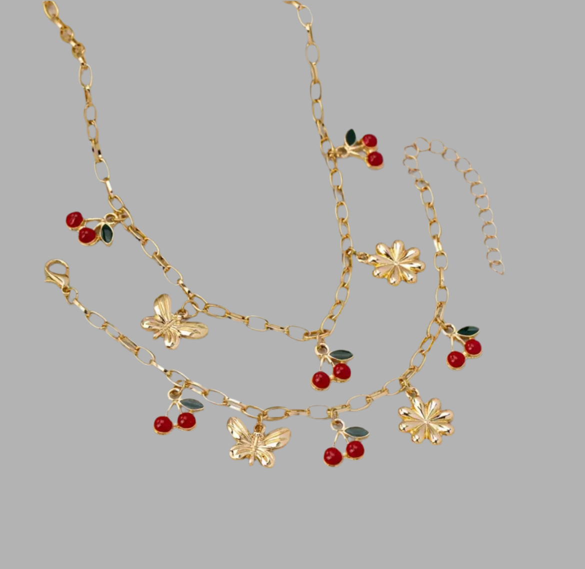 Ensemble bracelet + collier Nina