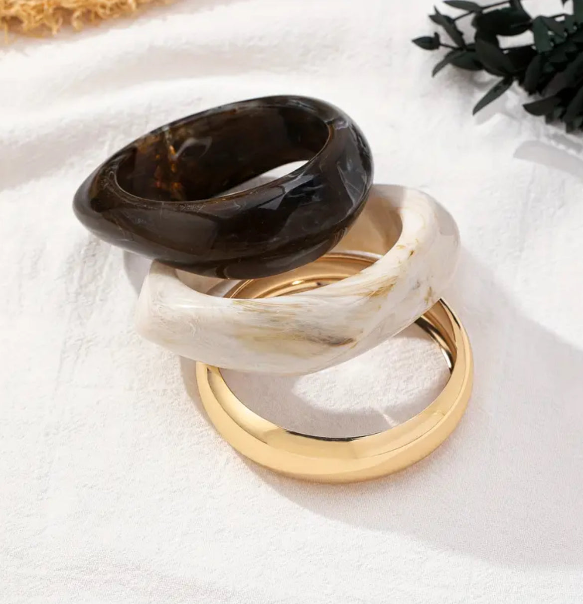 Bracelet Jonc Bohème - 3 pièces